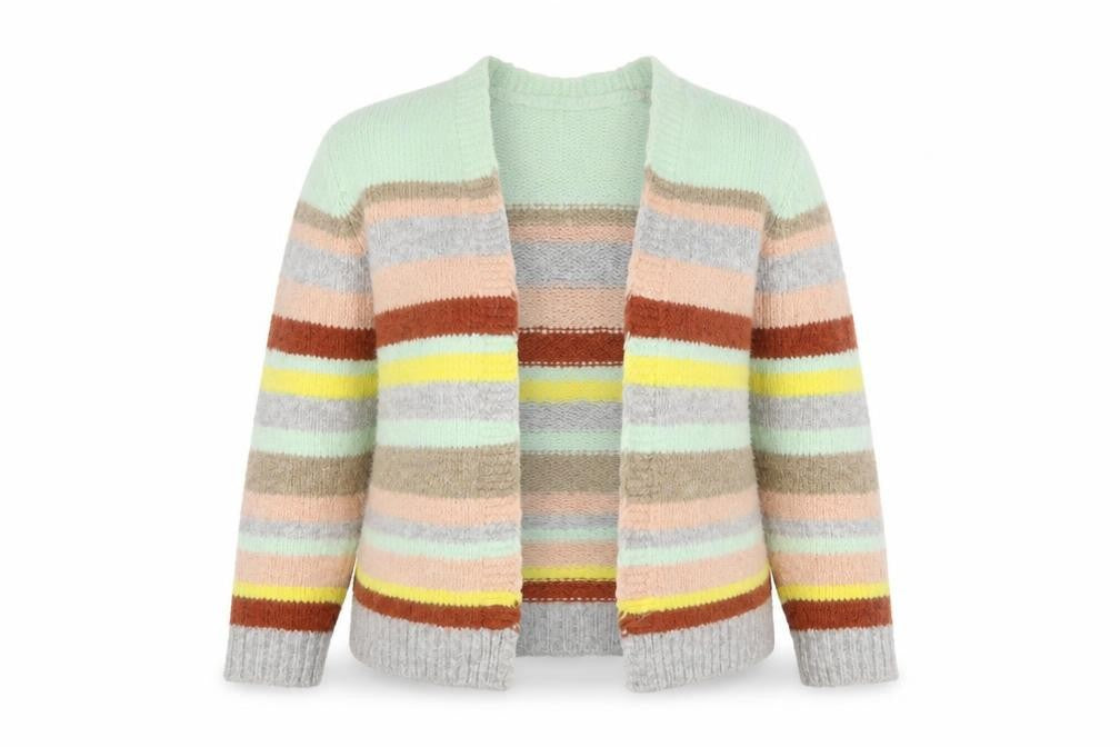 Womens UK Size S Luisa Ricci Multicoloured Cardigan Jumper