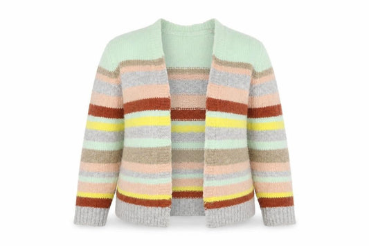 Womens UK Size S Luisa Ricci Multicoloured Cardigan Jumper