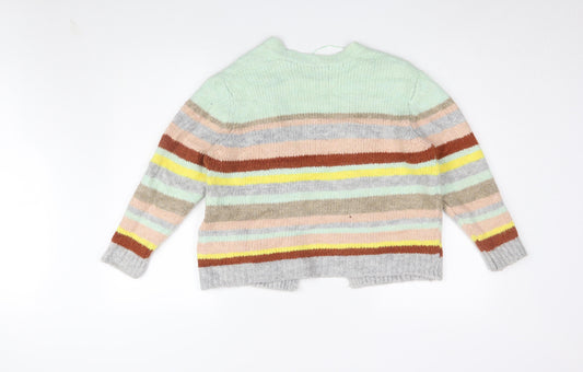 Luisa Ricci Women's Multicoloured Striped Cardigan S