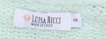 Womens UK Size S Luisa Ricci Multicoloured Cardigan Jumper