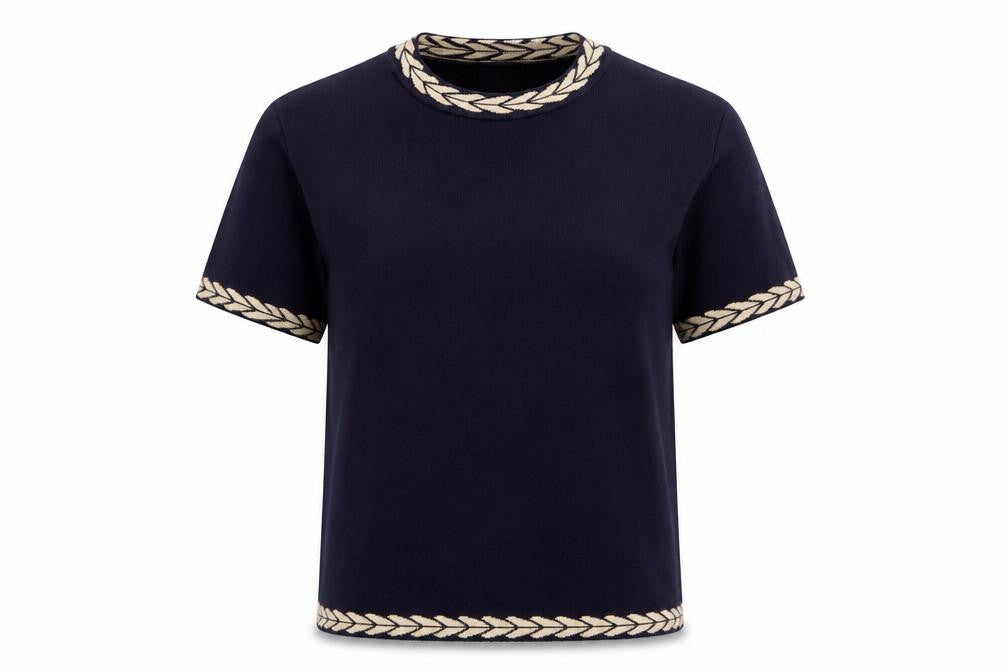 Womens UK Size M Eastex Blue Basic T-Shirt