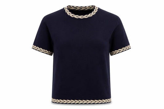 Womens UK Size M Eastex Blue Basic T-Shirt