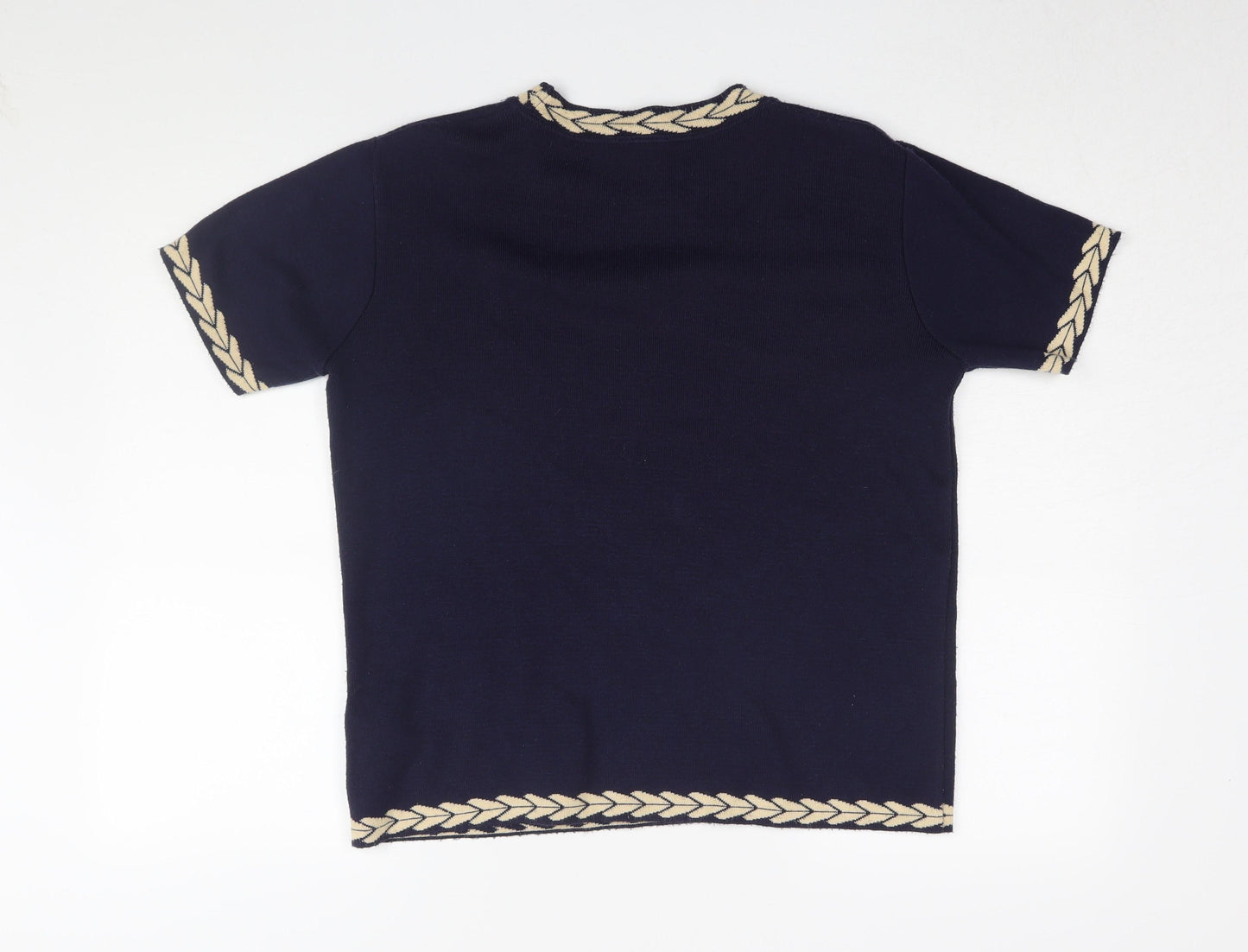 Womens UK Size M Eastex Blue Basic T-Shirt
