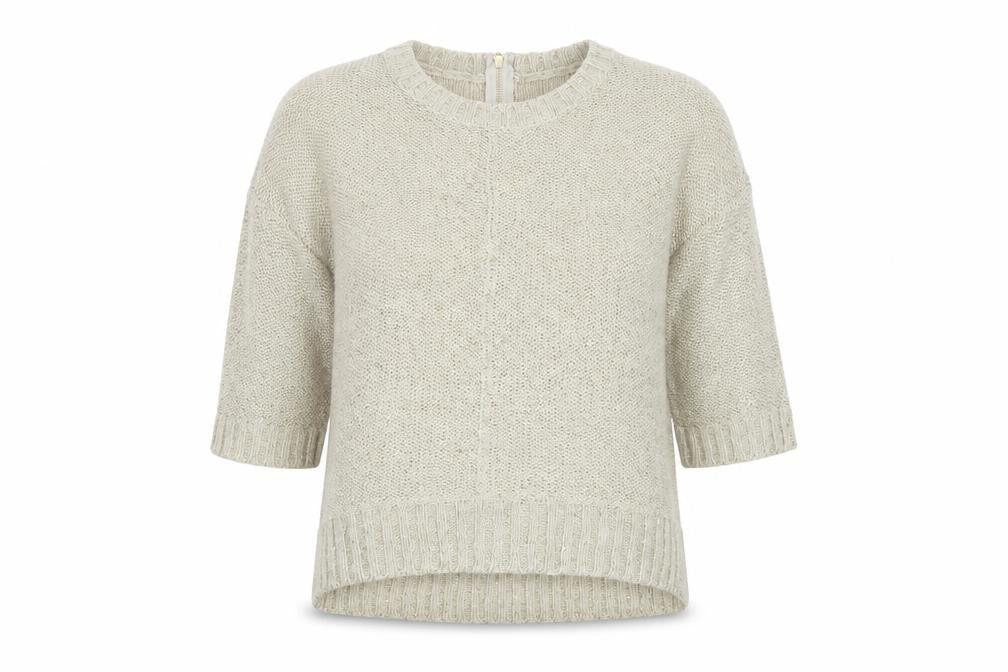 Womens UK Size 14 Warehouse Beige Pullover Jumper