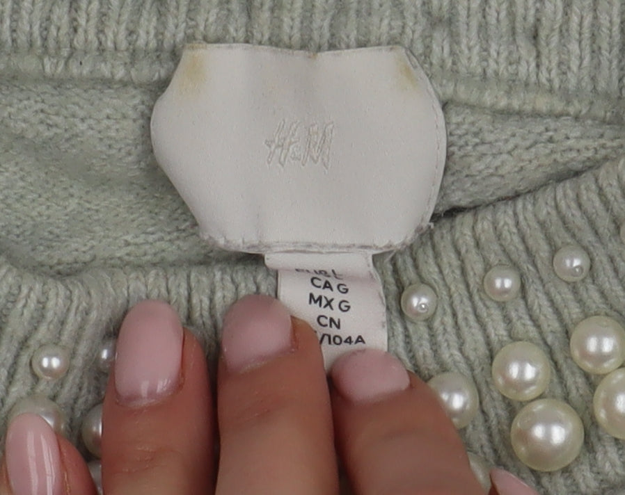 Womens UK Size M H&M Grey  Jumper