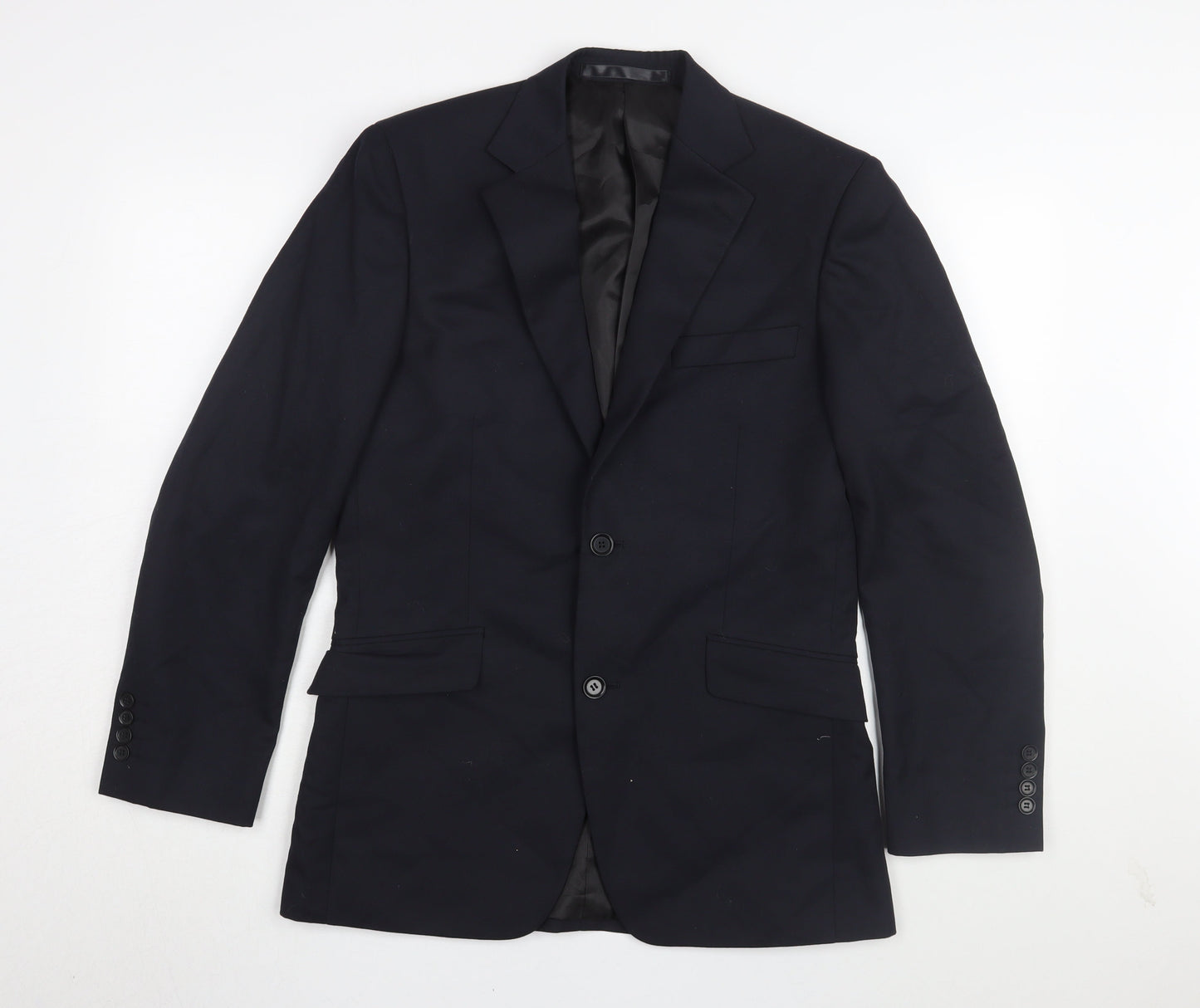 Mens UK Size 36 Dehavilland Regular Black Suit Jacket