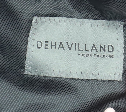 Mens UK Size 36 Dehavilland Regular Black Suit Jacket