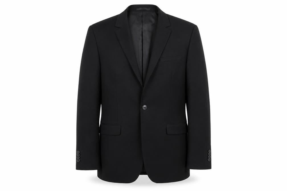 Mens UK Size 36 One Six 5ive Regular Black Suit Jacket