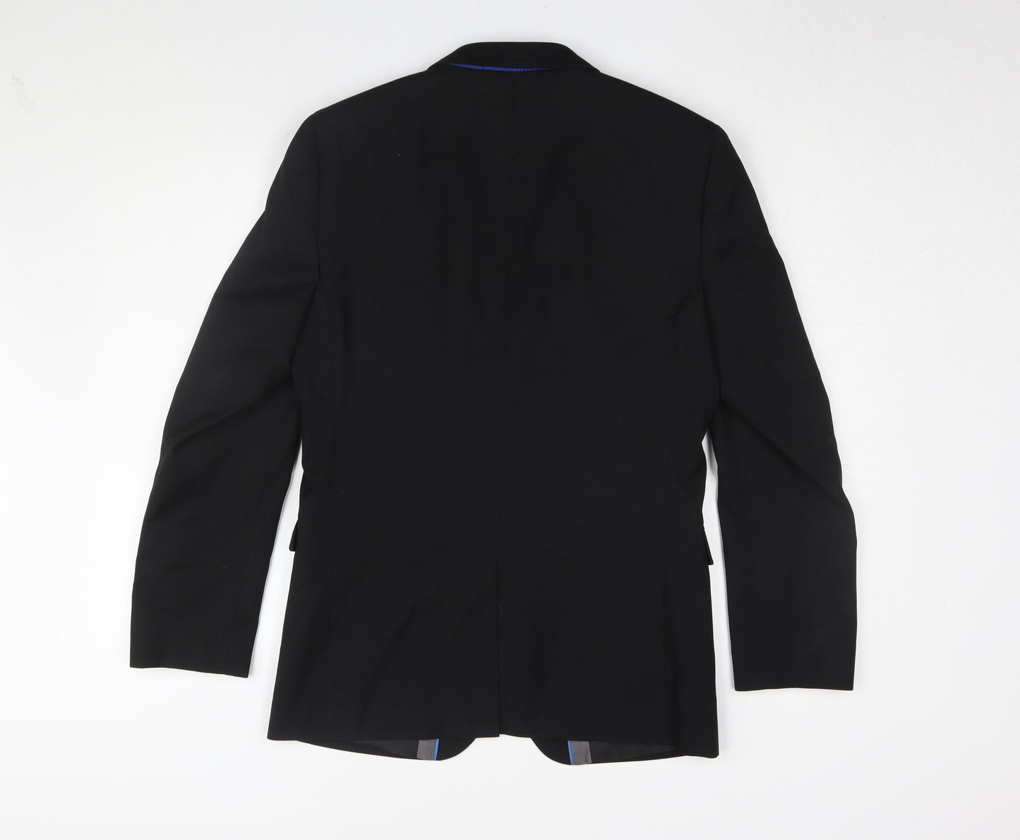 Mens UK Size 36 One Six 5ive Regular Black Suit Jacket