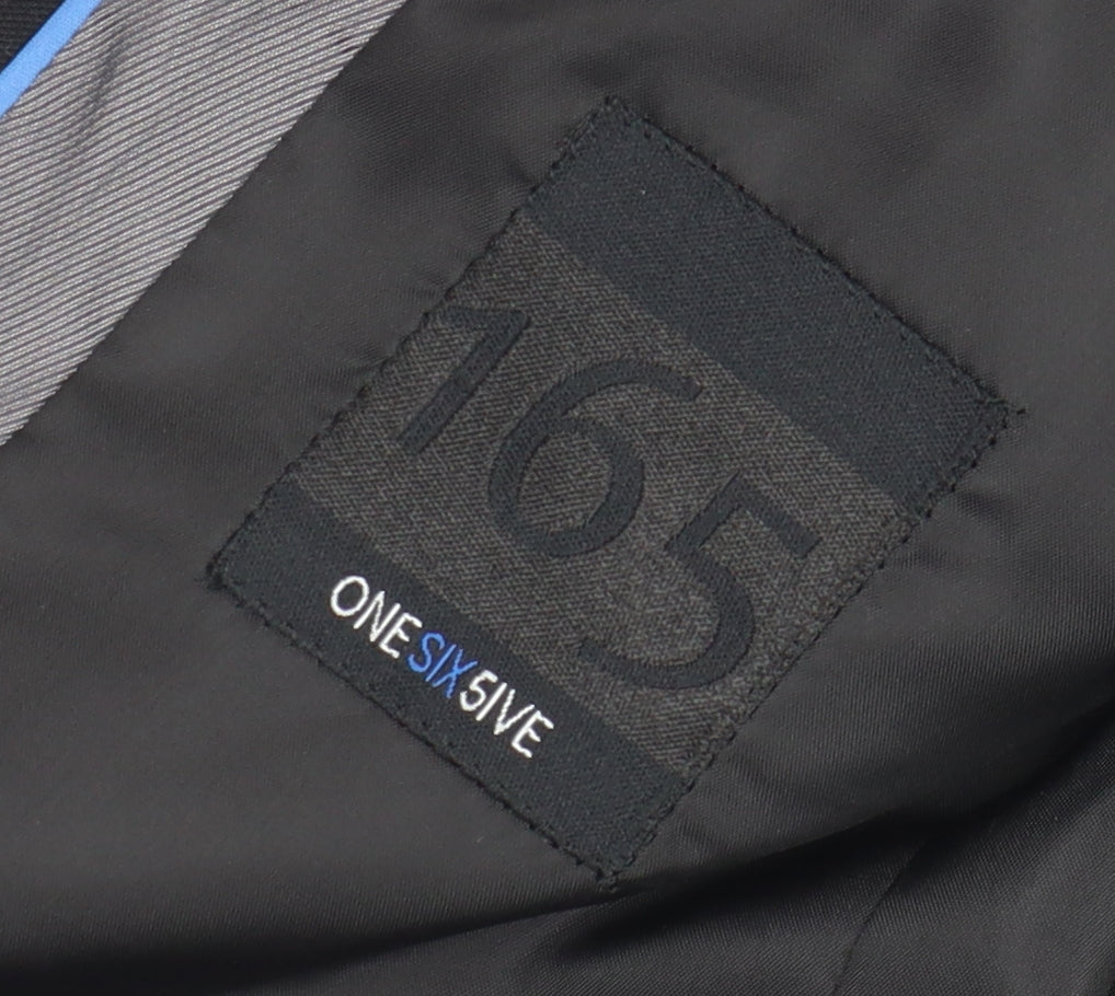 Mens UK Size 36 One Six 5ive Regular Black Suit Jacket