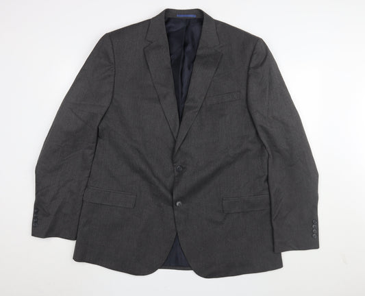 Mens UK Size 46 Marks and Spencer Regular Grey Suit Jacket