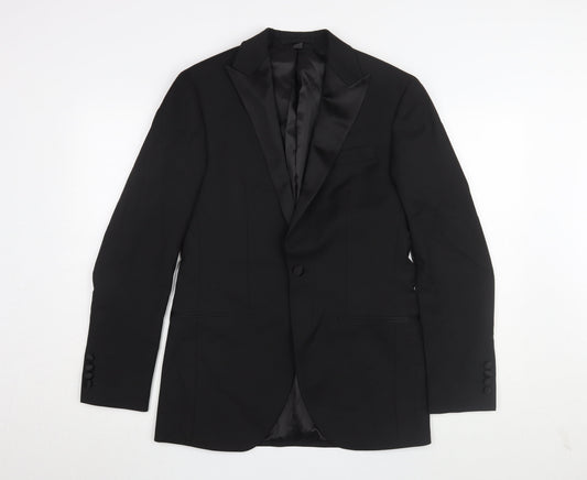 Mens UK Size 36 Marks and Spencer Regular Black Suit Jacket