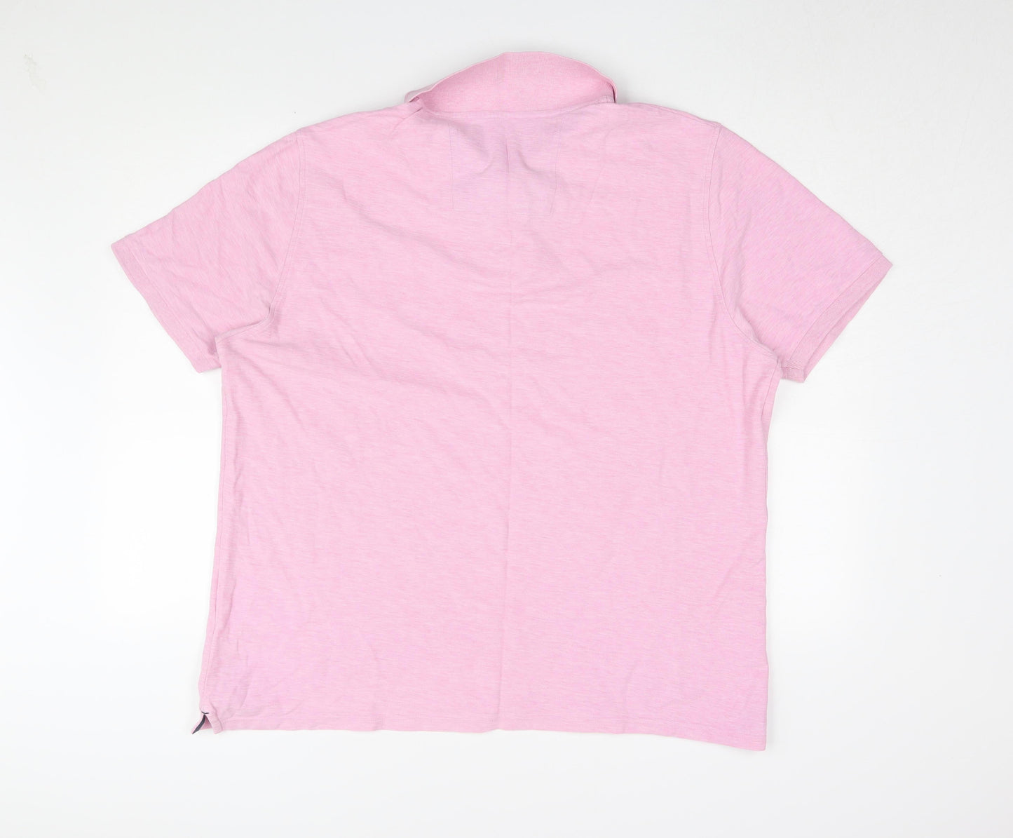 Marks and Spencer Men's Pink 2XL Polo Shirt Casual