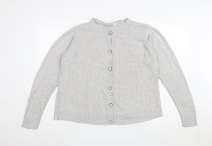 Womens UK Size M Honor Millburn Grey Cardigan Jumper