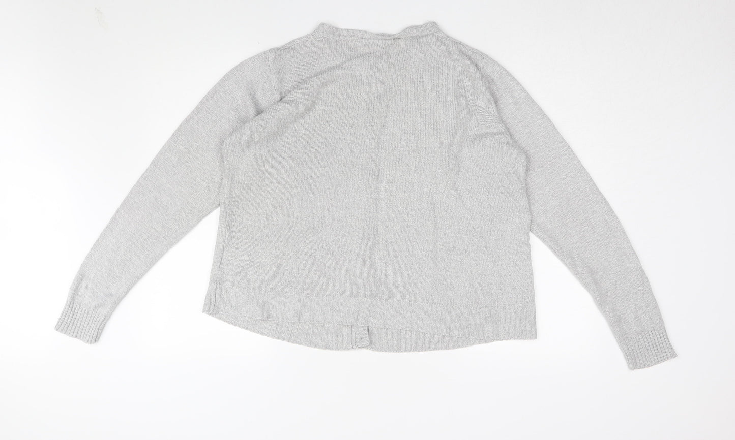 Womens UK Size M Honor Millburn Grey Cardigan Jumper