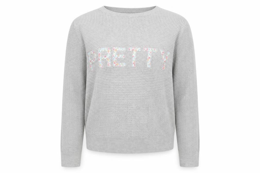 Womens UK Size 10 Topshop Grey Pullover Jumper