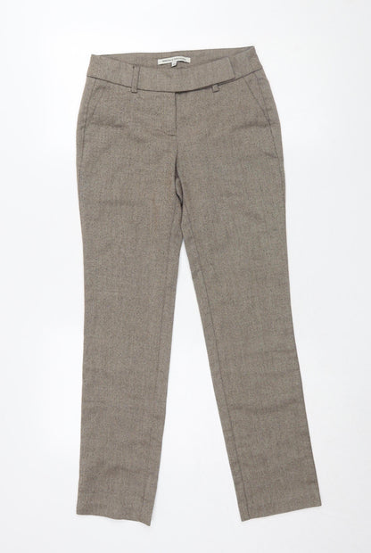 Mentha & Chocolate Women's Beige Dress Pants