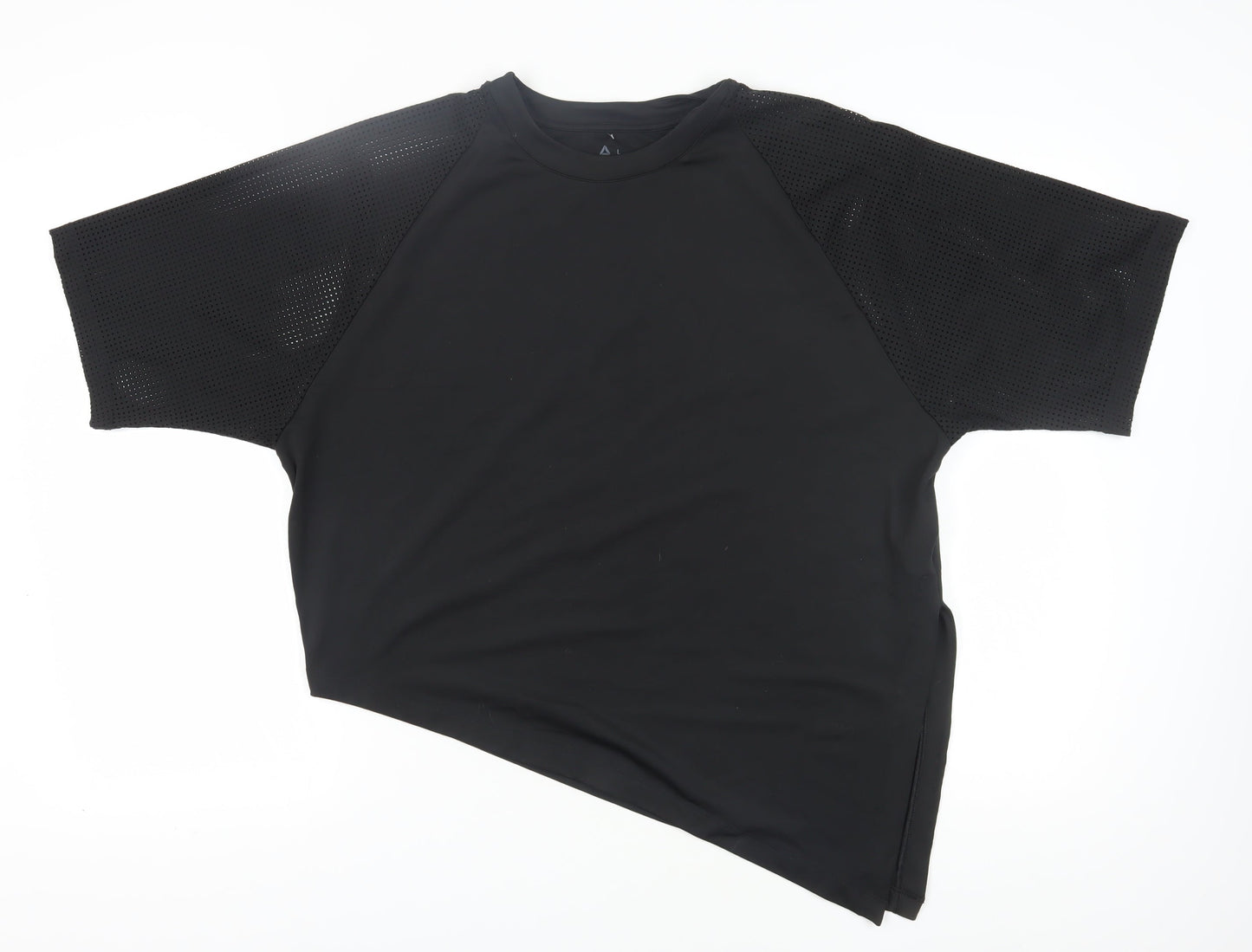 Reebok Unisex Black Gym T-Shirt L Lightweight Breathable