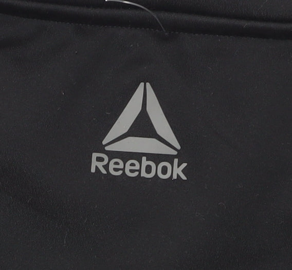 Reebok Unisex Black Gym T-Shirt L Lightweight Breathable
