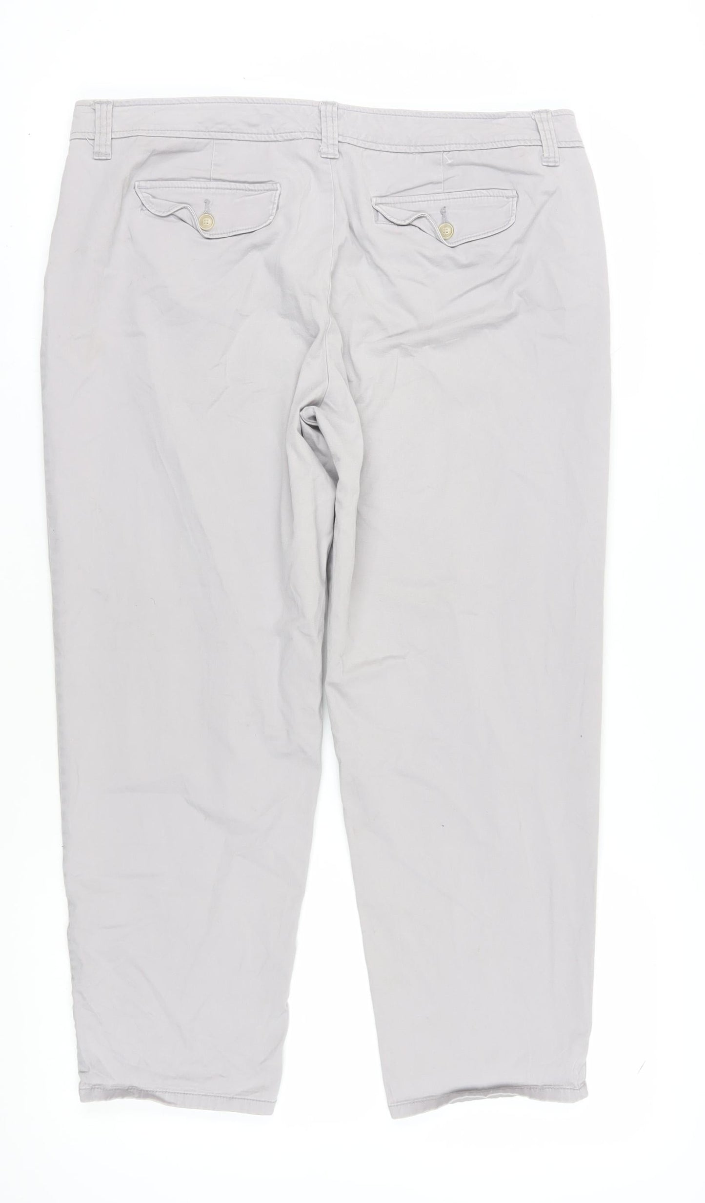 Liz Claiborne Women’s Beige Chino Trousers Size 16