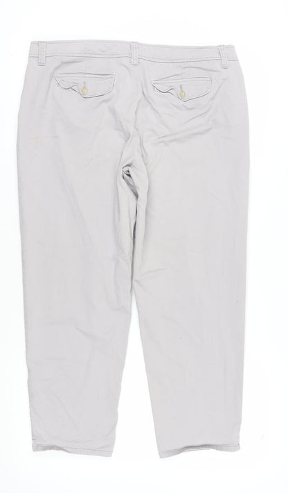 Liz Claiborne Women’s Beige Chino Trousers Size 16