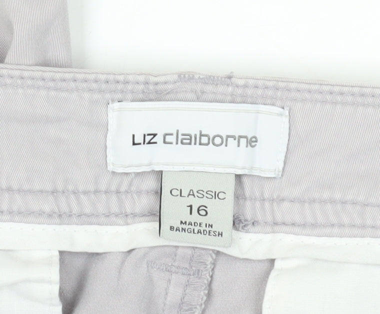 Liz Claiborne Women’s Beige Chino Trousers Size 16