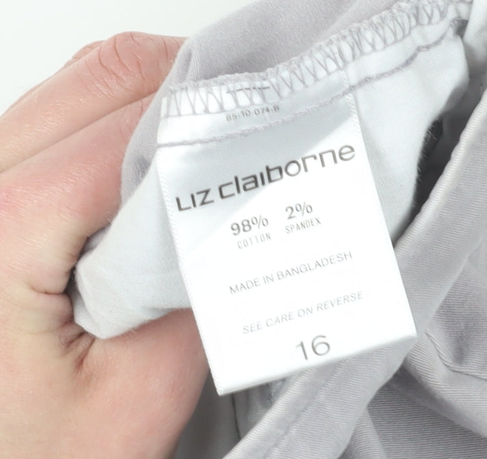 Liz Claiborne Women’s Beige Chino Trousers Size 16