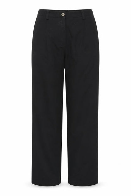 Womens UK Size 8 Slim Liz Claiborne  Dress Pants Black Trousers