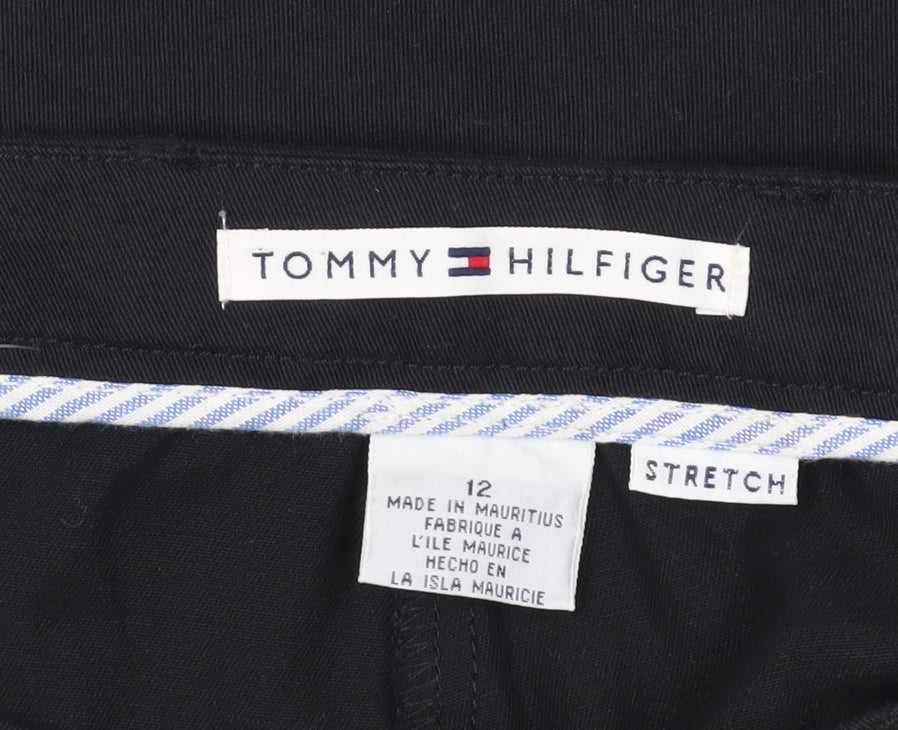 Tommy Hilfiger Women's Black Dress Pants, Size 12, Straight Leg