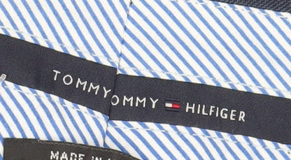 Tommy Hilfiger Men's Blue Wool Dress Pants 36x32