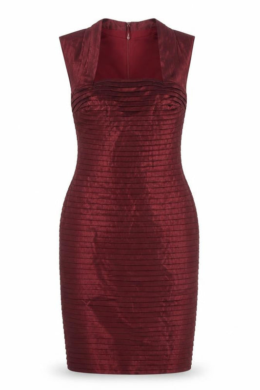 Le Chateau Women's Red Bodycon Dress - Size 6