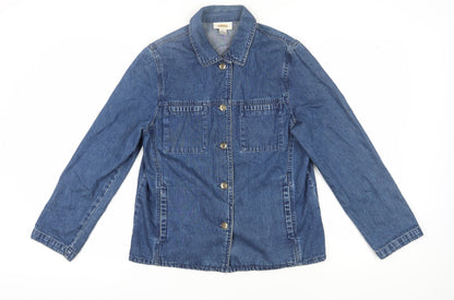 Womens UK Size S Talbots Blue Basic Jacket