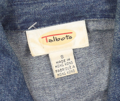 Womens UK Size S Talbots Blue Basic Jacket