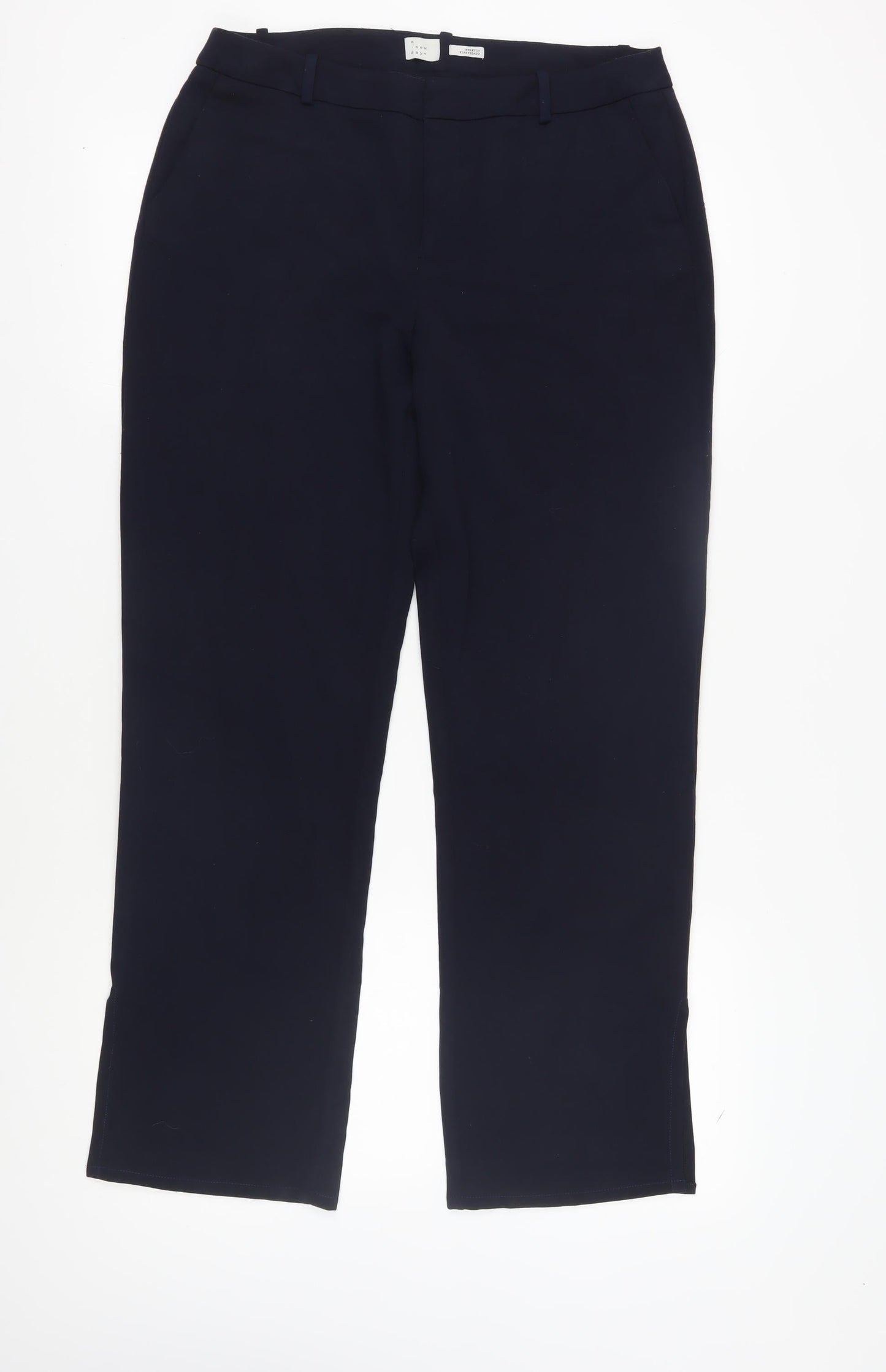 A New Day Women's Black Trousers Size 12 XL Stretch