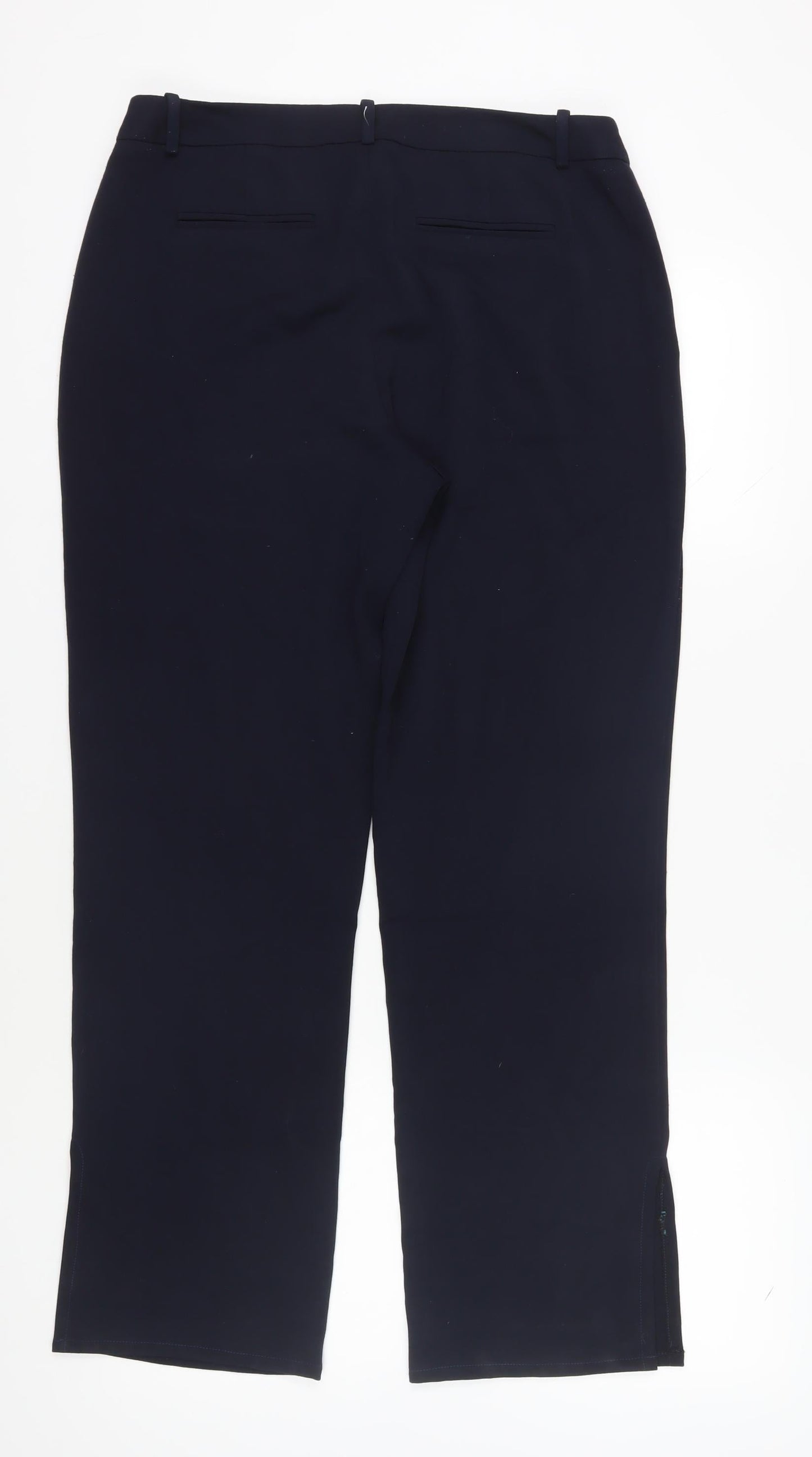 A New Day Women's Black Trousers Size 12 XL Stretch