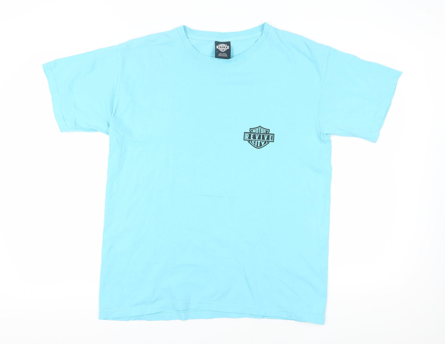 Motor Revive City Men's Blue L T-Shirt