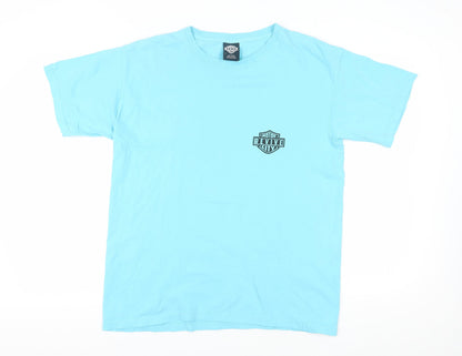 Motor Revive City Men's Blue L T-Shirt