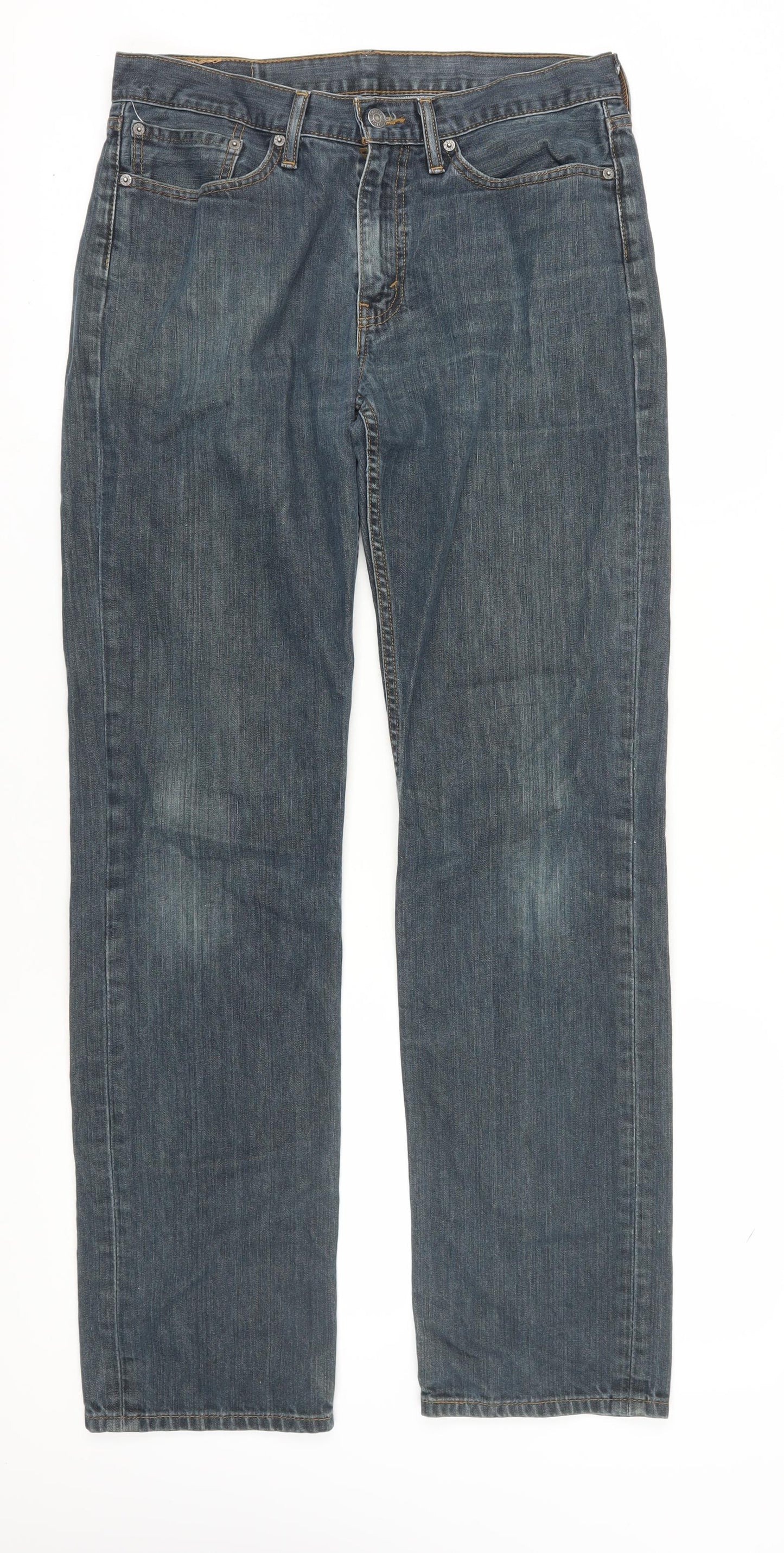 Levi's Men's Blue Straight Jeans Size L