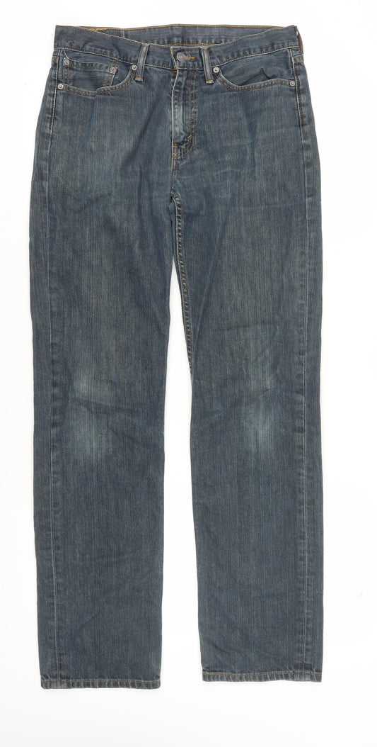 Levi's Men's Blue Straight Jeans Size L