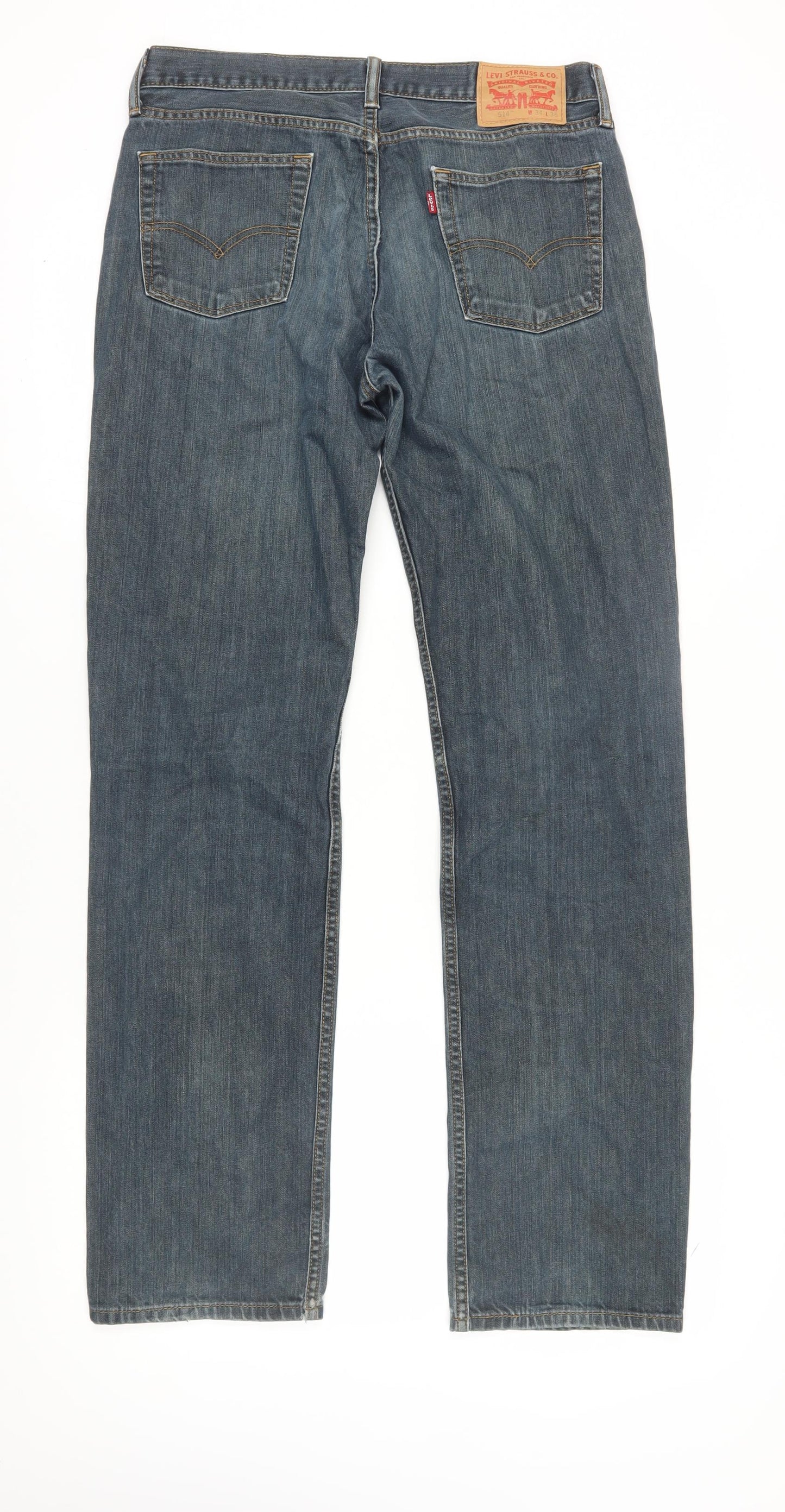 Levi's Men's Blue Straight Jeans Size L