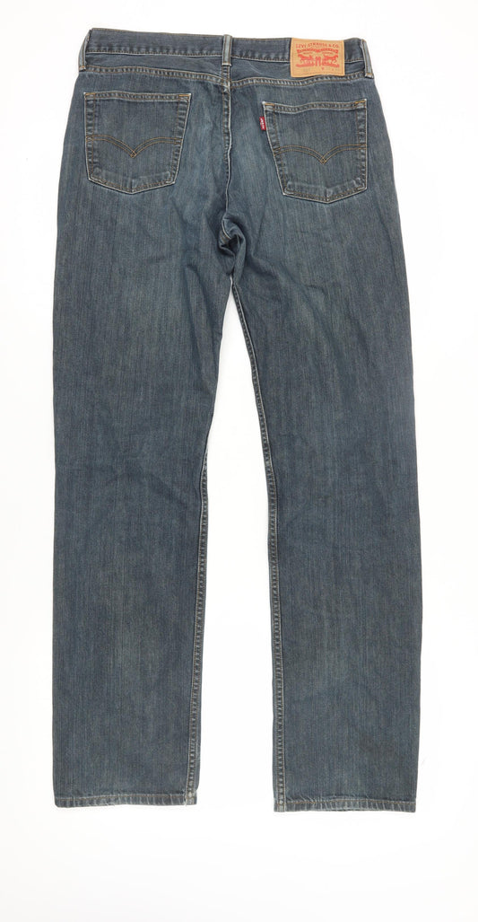 Levi's Men's Blue Straight Jeans Size L