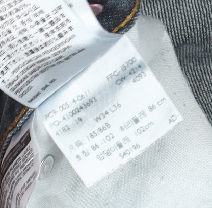 Levi's Men's Blue Straight Jeans Size L