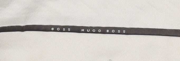 Hugo Boss Men's Grey Dress Pants, Size 37, Regular Fit