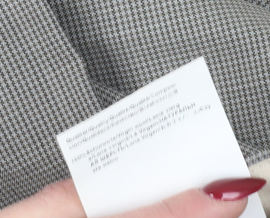 Hugo Boss Men's Grey Dress Pants, Size 37, Regular Fit