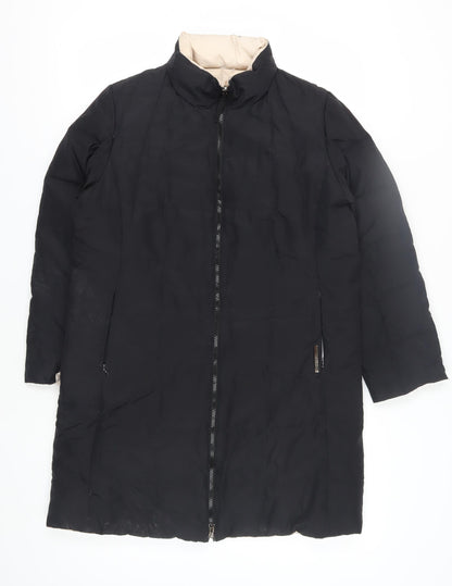 Womens UK Size S Liz Claiborne Black Puffer Jacket