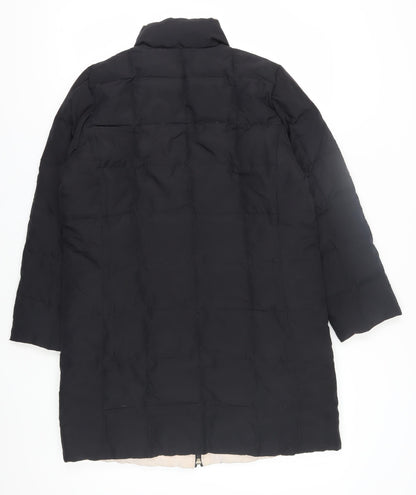 Womens UK Size S Liz Claiborne Black Puffer Jacket