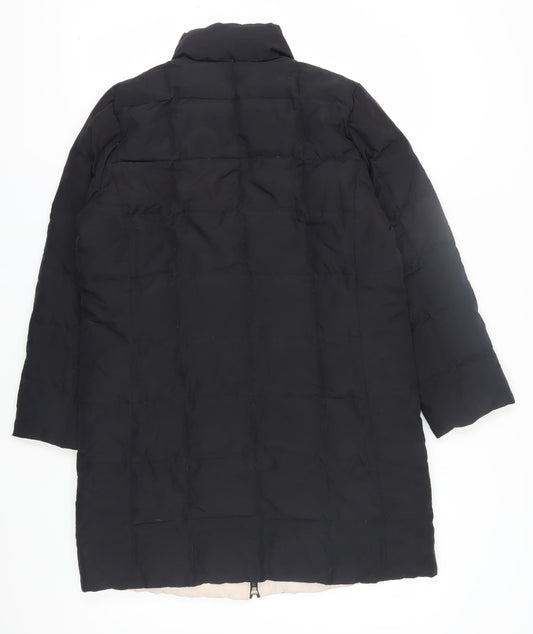 Liz Claiborne Women’s Black Puffer Jacket, Size S, Winter Coat