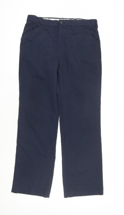 Red Kap Men's Blue Chino Trousers 34 Regular Fit