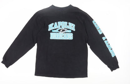 Jansport Men's Black Long Sleeve Sports Graphic T-Shirt S