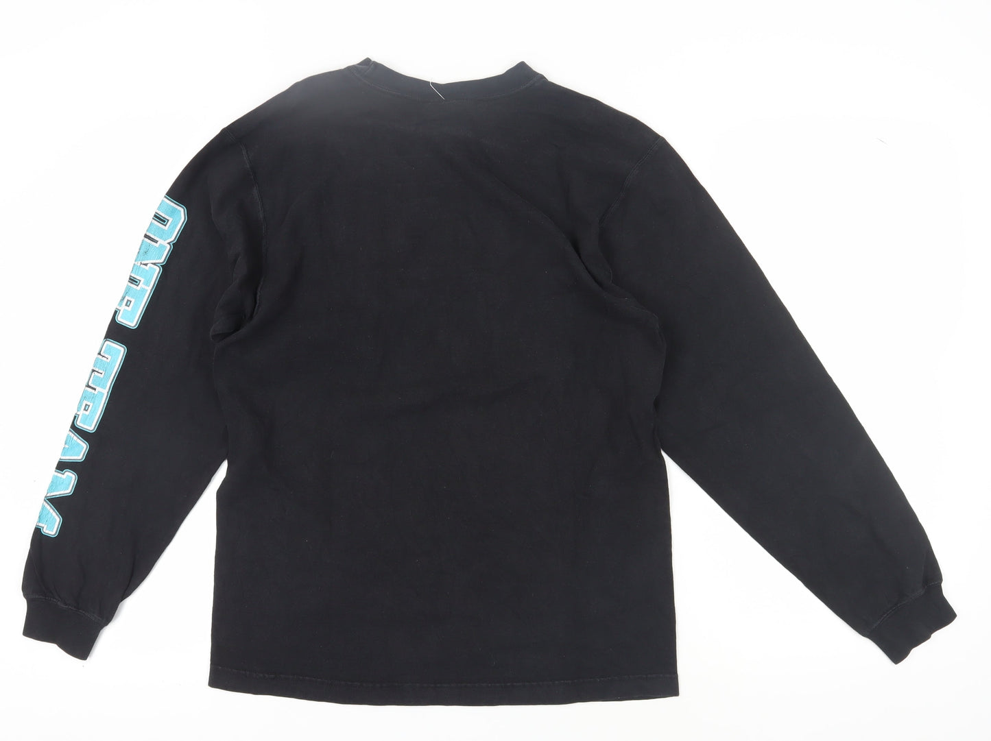 Jansport Men's Black Long Sleeve Sports Graphic T-Shirt S